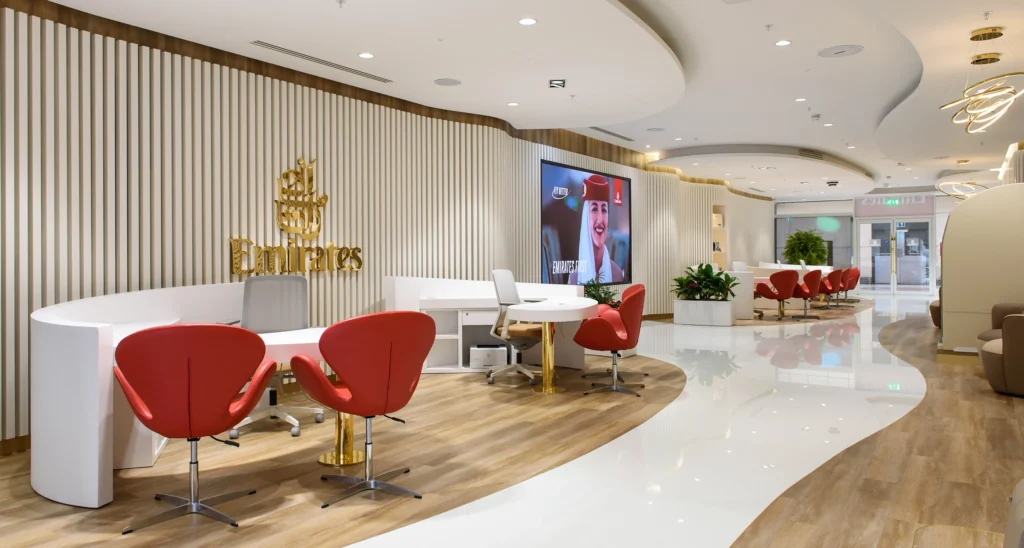 Emirates Travel shop, London - Ticketing Booth Area - EKTS London